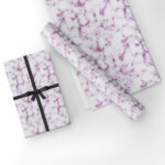 Purple Marble Premium Gift Wrapping Paper – Extra Large Matte Sheets | Wrap It Store