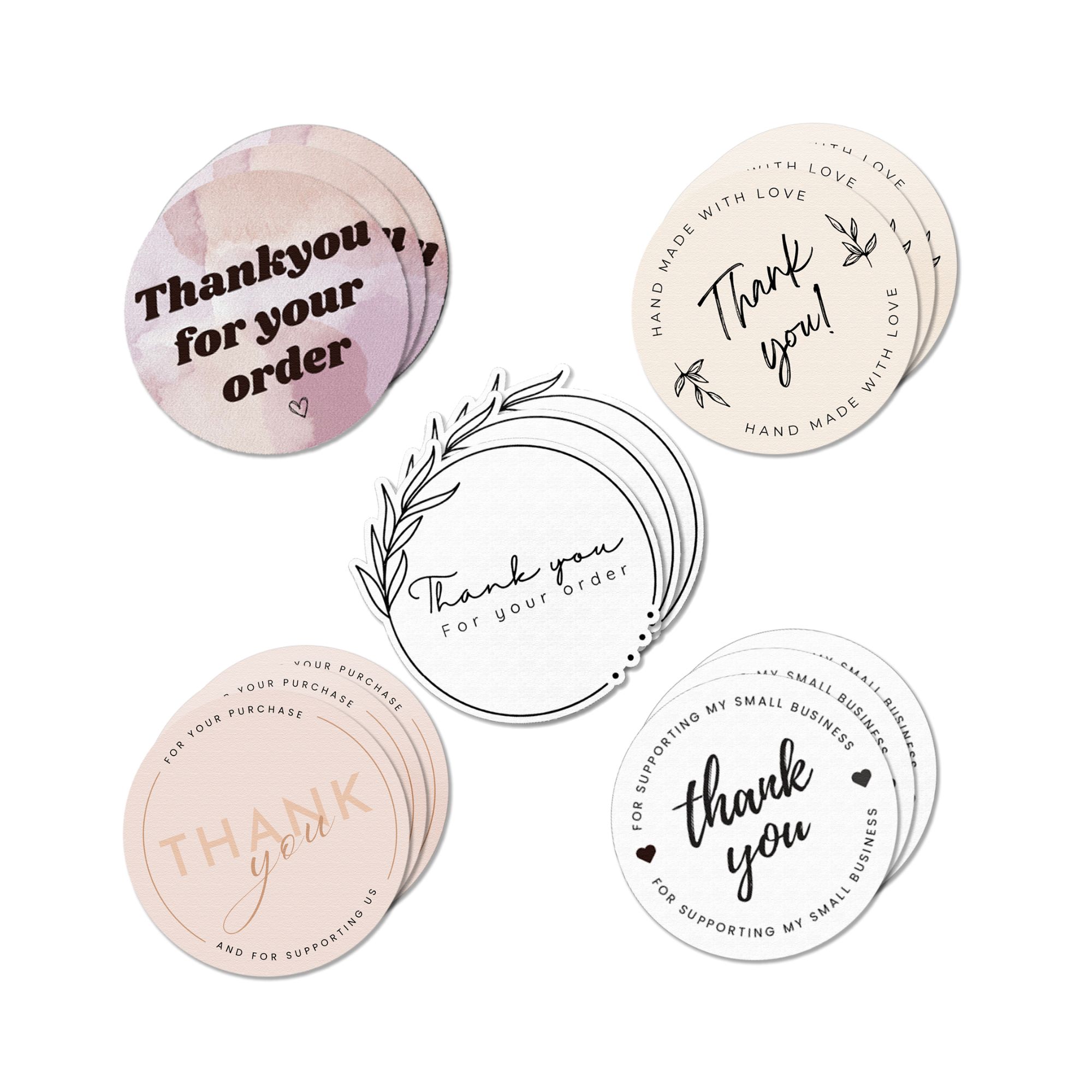 Thankyou For Your Order Stickers | Premium Thankyou For Your Support Designer Stickers | Wrap It Store